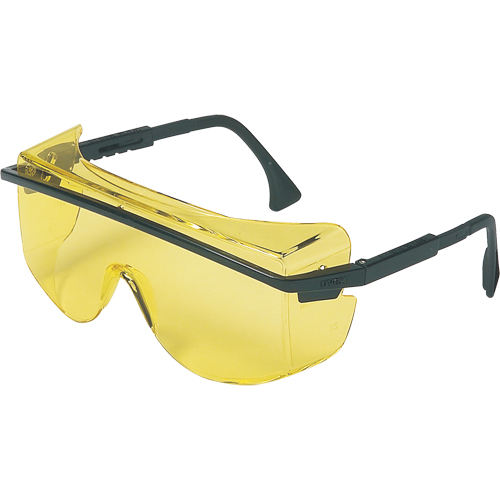 Lunettes de s&eacute;curit&eacute; Uvex Astrospec OTG 3001, Lentille Ambr&eacute;e, Anti-&eacute;gratignures, ANSI Z87+/R&eacute;pond ou surpasse la norme CSA Z94.3 Seagulf Marine Industries Inc.