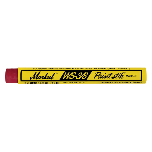 WS-3/8 Paintstik&reg; Paint Marker, Solid Stick, Red Seagulf Marine Industries Inc.