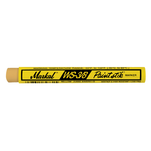 WS-3/8 Paintstik&reg; Paint Marker, Solid Stick, Yellow Seagulf Marine Industries Inc.