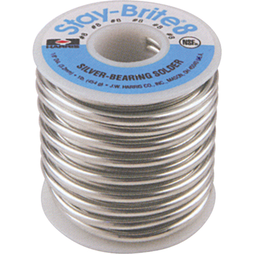 M&eacute;tal d'apport Stay-Brite 8, Sans plomb, 94 % d'&eacute;tain, 6 % d'argent, &acirc;me Plein, dia. 0,0625" Seagulf Marine Industries Inc.