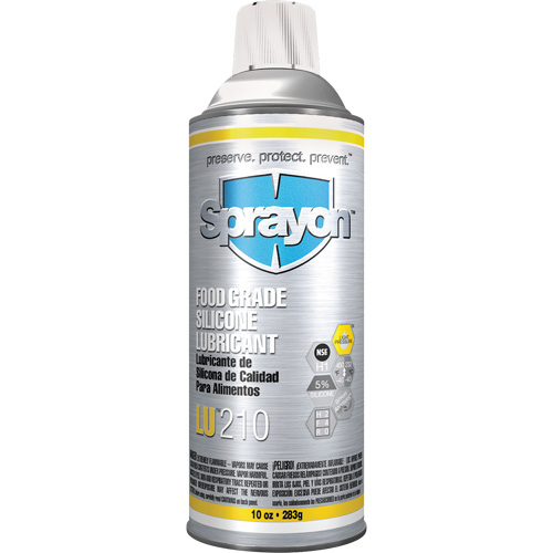 LU210 Food Grade Silicone Lubricant, Aerosol Can Seagulf Marine Industries Inc.
