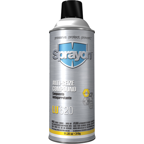 LU620 Anti-Seize Compound, 454 g, Aerosol Can, 2200°F (1204°C) Max. Temp Seagulf Marine Industries Inc.