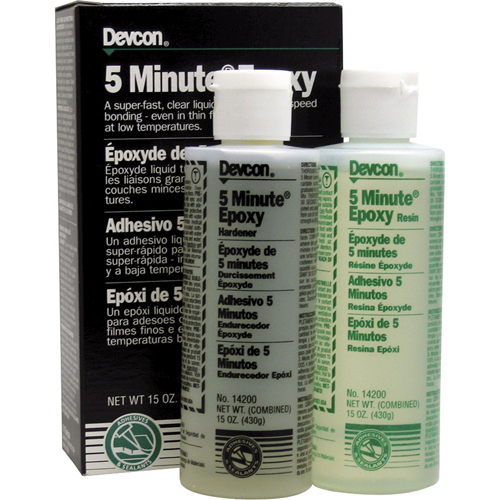 Adh&eacute;sif 5 minutes, 444 ml, Bouteille, Deux composants, Transparent Seagulf Marine Industries Inc.