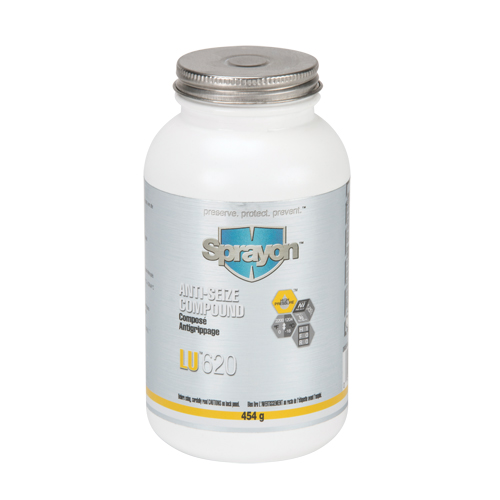 LU620 Anti-Seize Compound, 454 g, Brush Top Bottle, 2200°F (1204°C) Max. Temp Seagulf Marine Industries Inc.