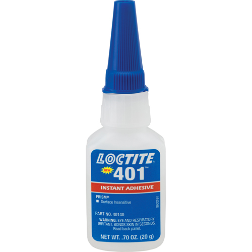 Prism 401 Instant Adhesive, Clear, Bottle, 20 g Seagulf Marine Industries Inc.