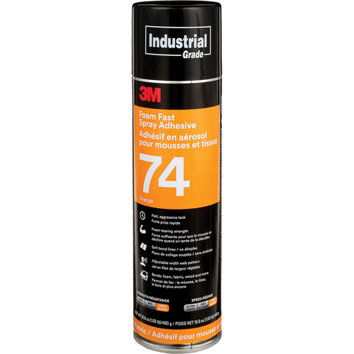 Foam & Fabric Spray Adhesive, Orange, Aerosol Can Seagulf Marine Industries Inc.