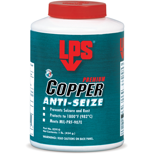 Copper Anti-Seize, 1/2 lbs., Bottle, 1800°F (982°C) Max Temp. Seagulf Marine Industries Inc.