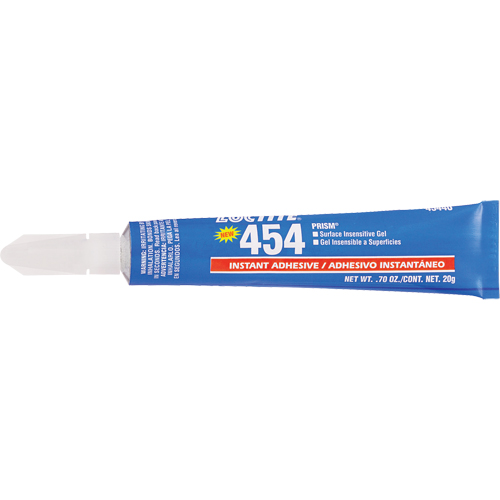 Gel adh&eacute;sif instantan&eacute; Prism 454, Transparent, Tube, 20 g Seagulf Marine Industries Inc.