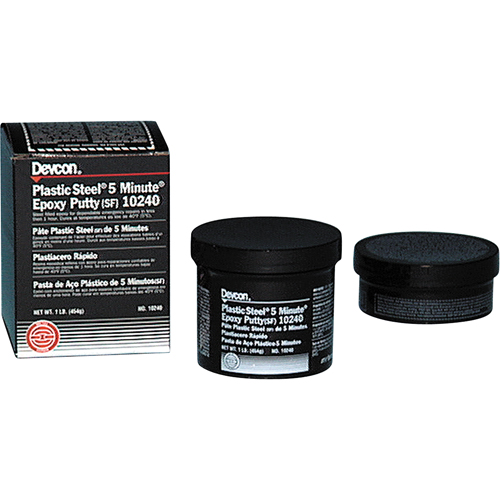 Mastic Plastic Steel 5 Minute, 1 lb, R&eacute;cipient Seagulf Marine Industries Inc.