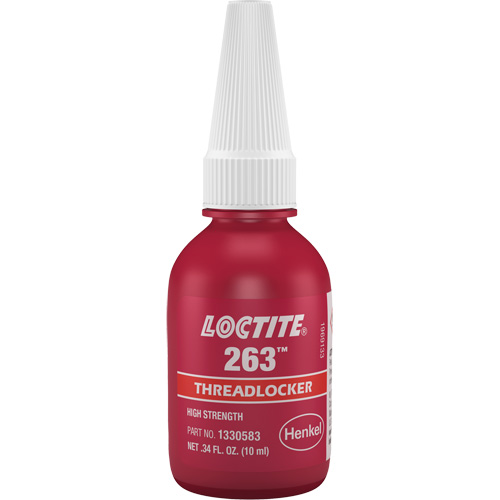 Compos&eacute; de blocage 263 s&eacute;chage rapide, Rouge, &eacute;lev&eacute;, 10 ml, Bouteille Seagulf Marine Industries Inc.