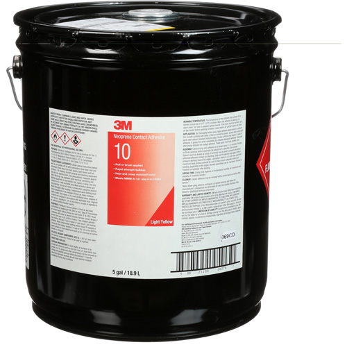 Ten Bond Contact Cement, Pail, 5 gal., Yellow Seagulf Marine Industries Inc.