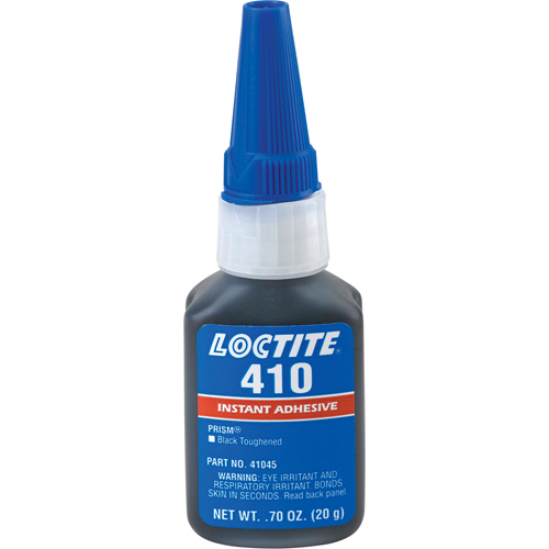 410 Instant Adhesive, Black, Bottle, 20 g Seagulf Marine Industries Inc.