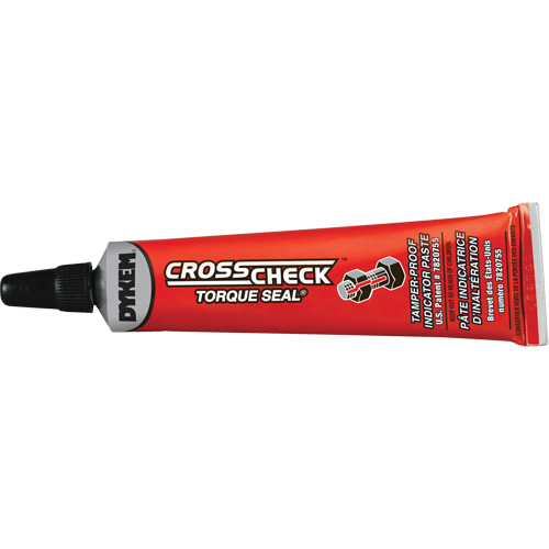 Cross Check Torque Seal&reg; Tamper-Proof Indicator Paste, 1 oz., Tube, Red Seagulf Marine Industries Inc.