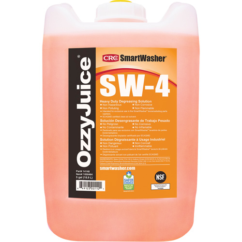 Smartwasher&reg; Industrial Grade Cleaning Solution, Jug Seagulf Marine Industries Inc.