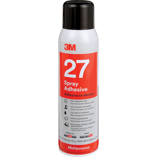 27 Multi-Purpose Spray Adhesive, Clear, Aerosol Can Seagulf Marine Industries Inc.