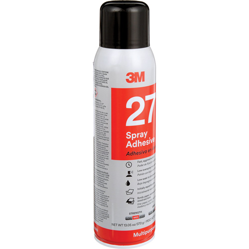 27 Multi-Purpose Spray Adhesive, Clear, Aerosol Can Seagulf Marine Industries Inc.