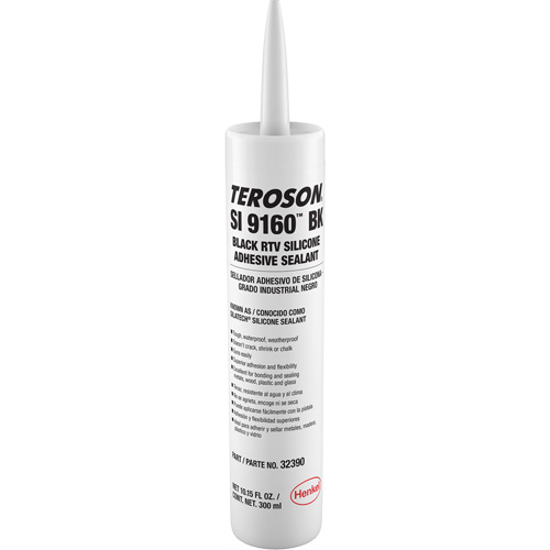 Teroson&reg; SI 9160 Silicone Sealant, Cartridge, Black Seagulf Marine Industries Inc.