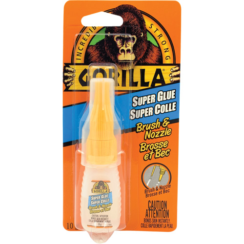 Super Glue Brush & Nozzle, 10 g, Bottle, Clear Seagulf Marine Industries Inc.