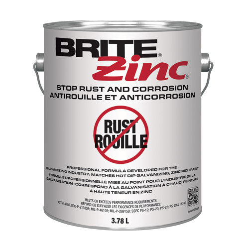 BRITE Zinc&reg; Corrosion Inhibitor, Gallon Seagulf Marine Industries Inc.