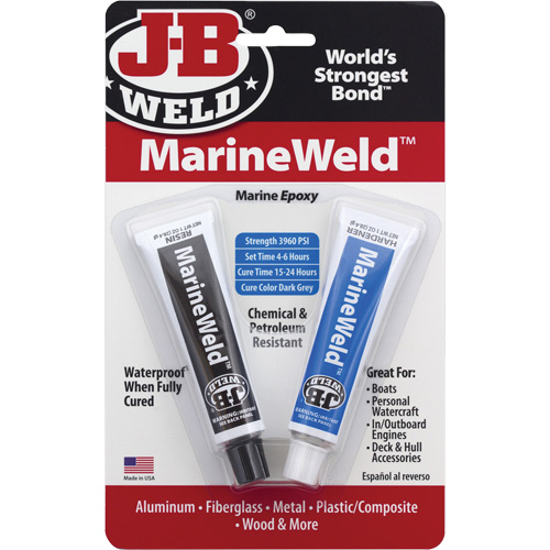 Colle &eacute;poxyde de qualit&eacute; marine, Deux composants, Tube, 3 oz., Gris Seagulf Marine Industries Inc.