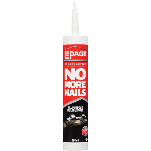 Adh&eacute;sif de construction multi-usages No More Nails Seagulf Marine Industries Inc.