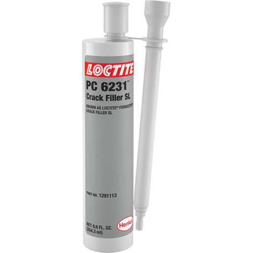 Loctite&reg; Fixmaster&reg; Crack Filler SL, 8.6 fl. oz., Dual Cartridge, Grey Seagulf Marine Industries Inc.