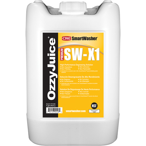 Solution de d&eacute;graissage SmartWasher OzzyJuice SW-X1 HP, Cruche Seagulf Marine Industries Inc.