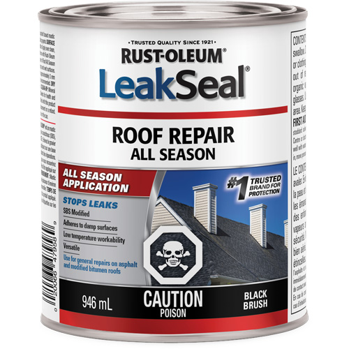 Produit de r&eacute;paration de toiture toutes saisons LeakSeal Seagulf Marine Industries Inc.