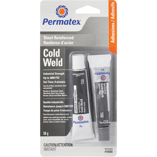 Cold Weld Bonding Compound, 2 x 28 g, Tube, Two-Part, Grey Seagulf Marine Industries Inc.