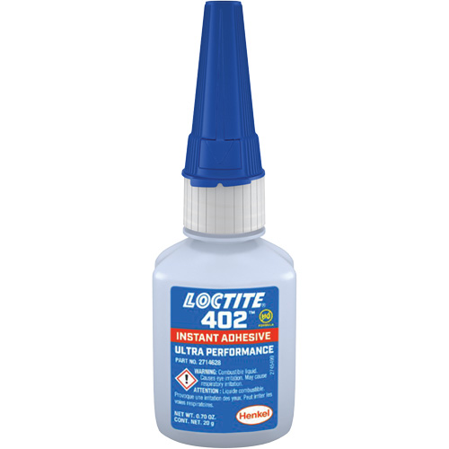 402 Instant Adhesive, Clear, Bottle, 20 g Seagulf Marine Industries Inc.