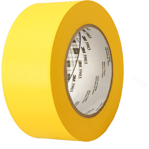 Rubans adh&eacute;sifs en vinyle 3903, 49" (4,08') la x 46 m (151') lo, 6,5 mils, Jaune Seagulf Marine Industries Inc.