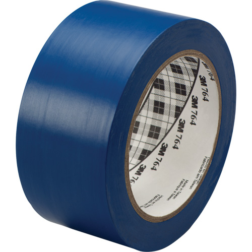 Ruban en vinyle pour travaux g&eacute;n&eacute;raux 764, 25,4 mm (1") la x 32,9 m (108') lo, 5 mils, Bleu Seagulf Marine Industries Inc.