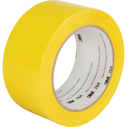 Ruban en vinyle pour travaux g&eacute;n&eacute;raux 764, 50,8 mm (2") la x 32,9 m (108') lo, 5 mils, Jaune Seagulf Marine Industries Inc.