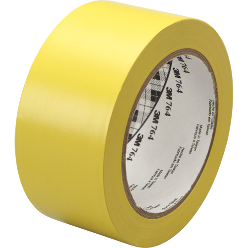 Ruban en vinyle pour travaux g&eacute;n&eacute;raux 764, 1245 mm (49") la x 32,9 m (108') lo, 5 mils, Jaune Seagulf Marine Industries Inc.