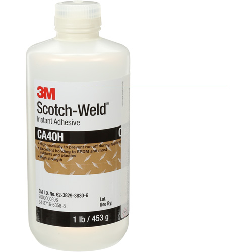 Scotch-Weld Instant Adhesive, Clear, Bottle, 1 lbs. Seagulf Marine Industries Inc.