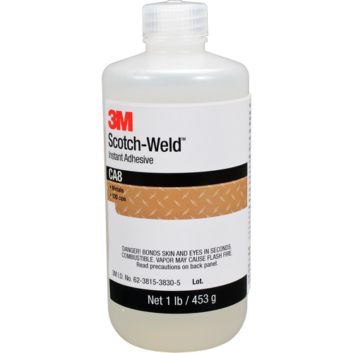 Scotch-Weld Instant Adhesive CA8, Clear, Bottle, 1 lbs. Seagulf Marine Industries Inc.