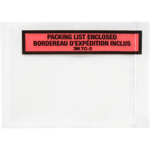 Packing List Envelope, 5-1/2" L x 4-1/2" W, Endloading Style Seagulf Marine Industries Inc.