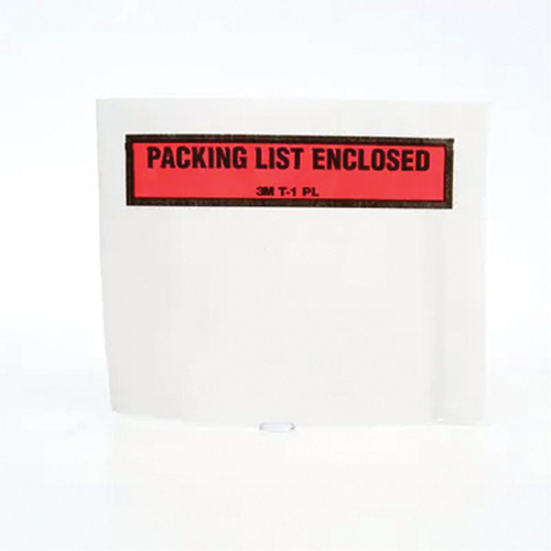 Pochette pour bordereau d'exp&eacute;dition, 5-1/2" lo x 4-1/2" la, Style Insertion par extr&eacute;mit&eacute; Seagulf Marine Industries Inc.