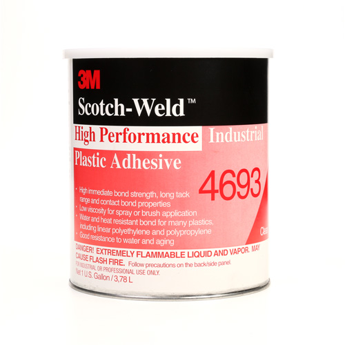 Adh&eacute;sif en plastique industriel haute performance, 1 gal., Gallon, Jaune Seagulf Marine Industries Inc.