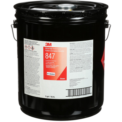 Adh&eacute;sif haute performance pour caoutchouc et joints Scotch-Weld, Seau, Brun Seagulf Marine Industries Inc.