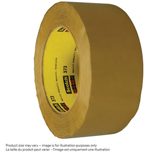 Ruban pour sceller les boîtes Scotch 373, Adh&eacute;sif Thermofusible, 2,5 mils, 72 mm (3") x 50 m (164') Seagulf Marine Industries Inc.