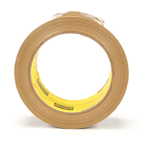 Ruban pour sceller les boîtes Scotch 375, Adh&eacute;sif Thermofusible, 3,1 mils, 48 mm (2") x 50 m (164') Seagulf Marine Industries Inc.