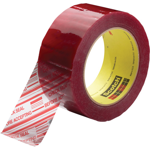 Ruban d'emballage avec message de s&eacute;curit&eacute; Scotch 3779, Adh&eacute;sif Acrylique, 1,8 mils, 48 mm (2") x 100 m (328') Seagulf Marine Industries Inc.
