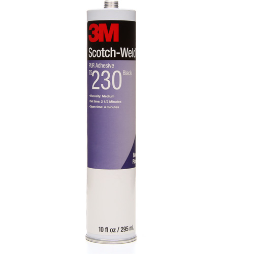 Adh&eacute;sif PUR Scotch-Weld, 10 oz, Cartouche, Noir Seagulf Marine Industries Inc.