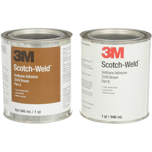 Adh&eacute;sif &agrave; base d'ur&eacute;thane 3549 Scotch-Weld, 64 oz liq., Canette, Brun Seagulf Marine Industries Inc.