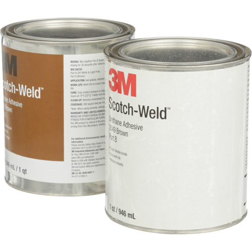 Adh&eacute;sif &agrave; base d'ur&eacute;thane 3549 Scotch-Weld, 64 oz liq., Canette, Brun Seagulf Marine Industries Inc.
