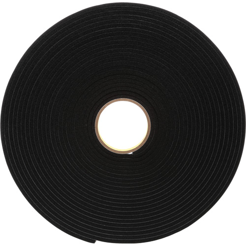 Ruban de mousse en vinyle 4504, 25,4 mm (1") la x 16,5 m (54') lo, 250 mils, Noir Seagulf Marine Industries Inc.