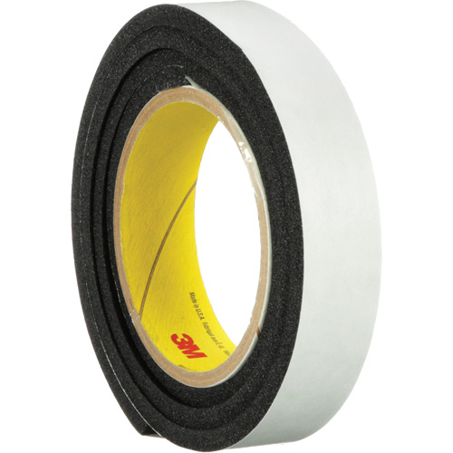4714 Vinyl Foam Tape, 25.4 mm (1") W x 16.5 m (54') L, 250 mils, Black Seagulf Marine Industries Inc.