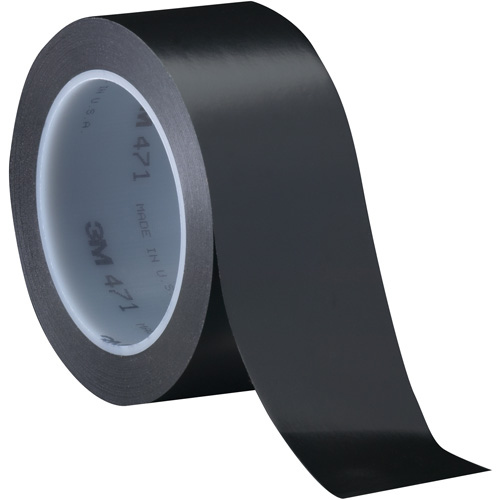 471 Vinyl Tape, 102 mm (4") W x 32.9 m (108') L, 5.2 mils, Black Seagulf Marine Industries Inc.