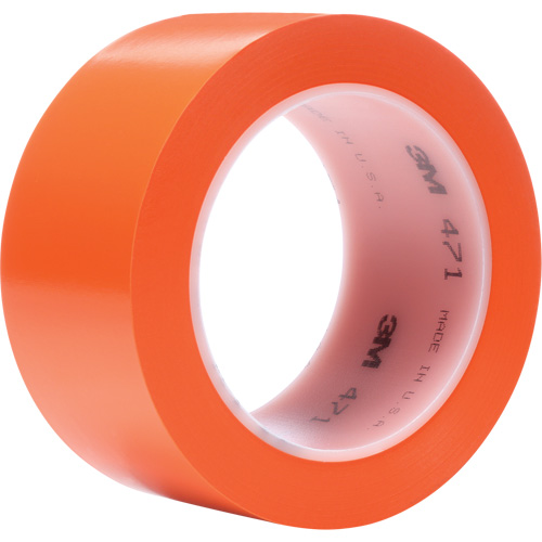471 Vinyl Tape, 50.8 mm (2") W x 32.9 m (108') L, 5.2 mils, Orange Seagulf Marine Industries Inc.
